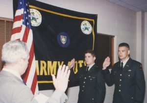 That's me on the far right. Commissioning day. My transition to corporate America started that day by becoming the best military officer I could possibly be.